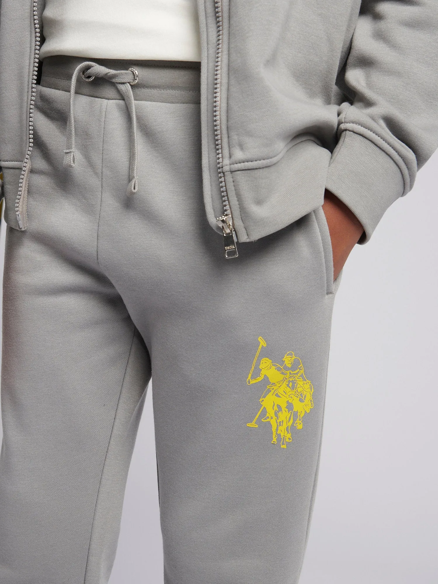 12CM DHM Zip Thru Hoodie and BB Jog Set Sharkskin