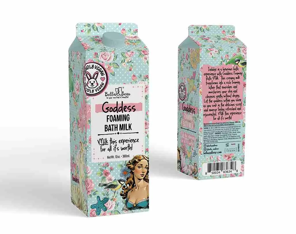 12oz Goddess Foaming Bath Milk