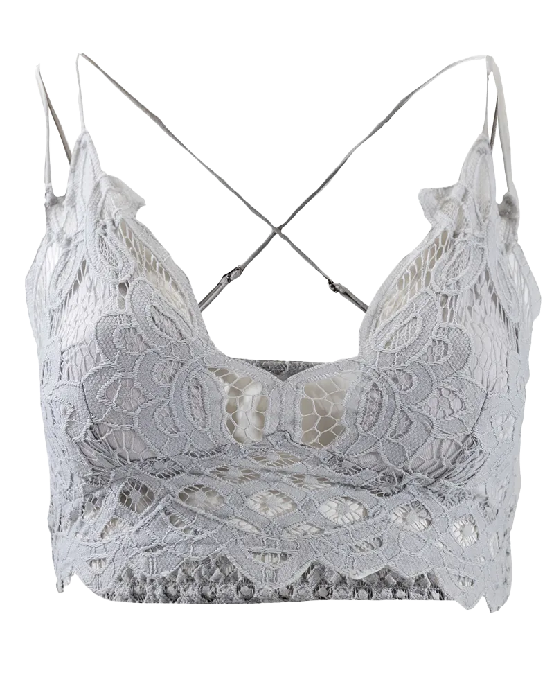 Adella Bralette in Stone