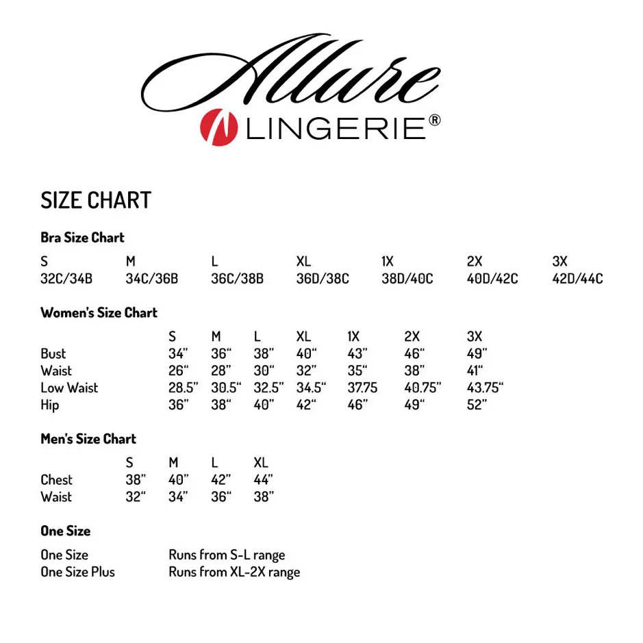 Allure Lingerie Kitten Strappy Bralette and Crotchless Panty Set