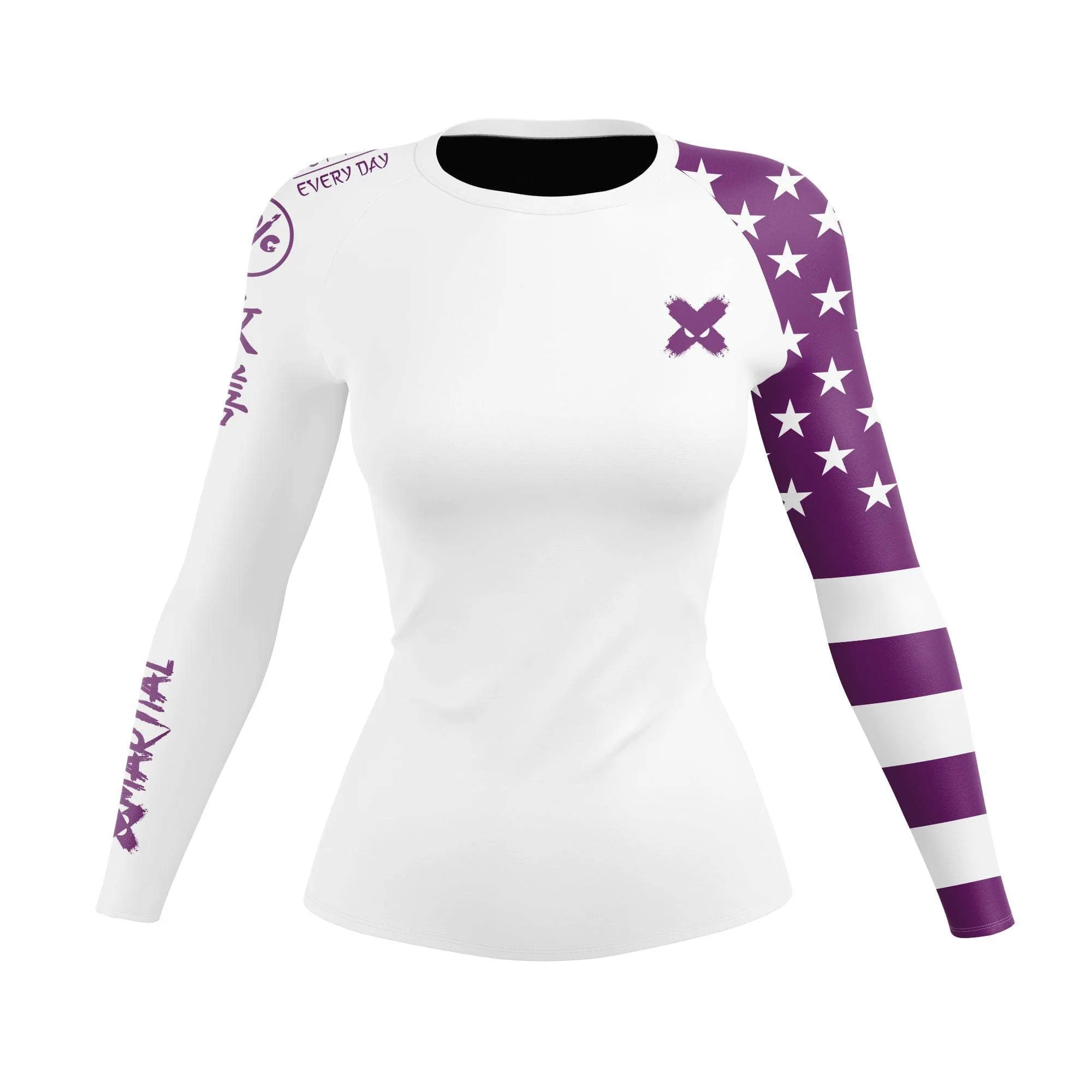 American Fighter Women's Rank BJJ Rash Guard