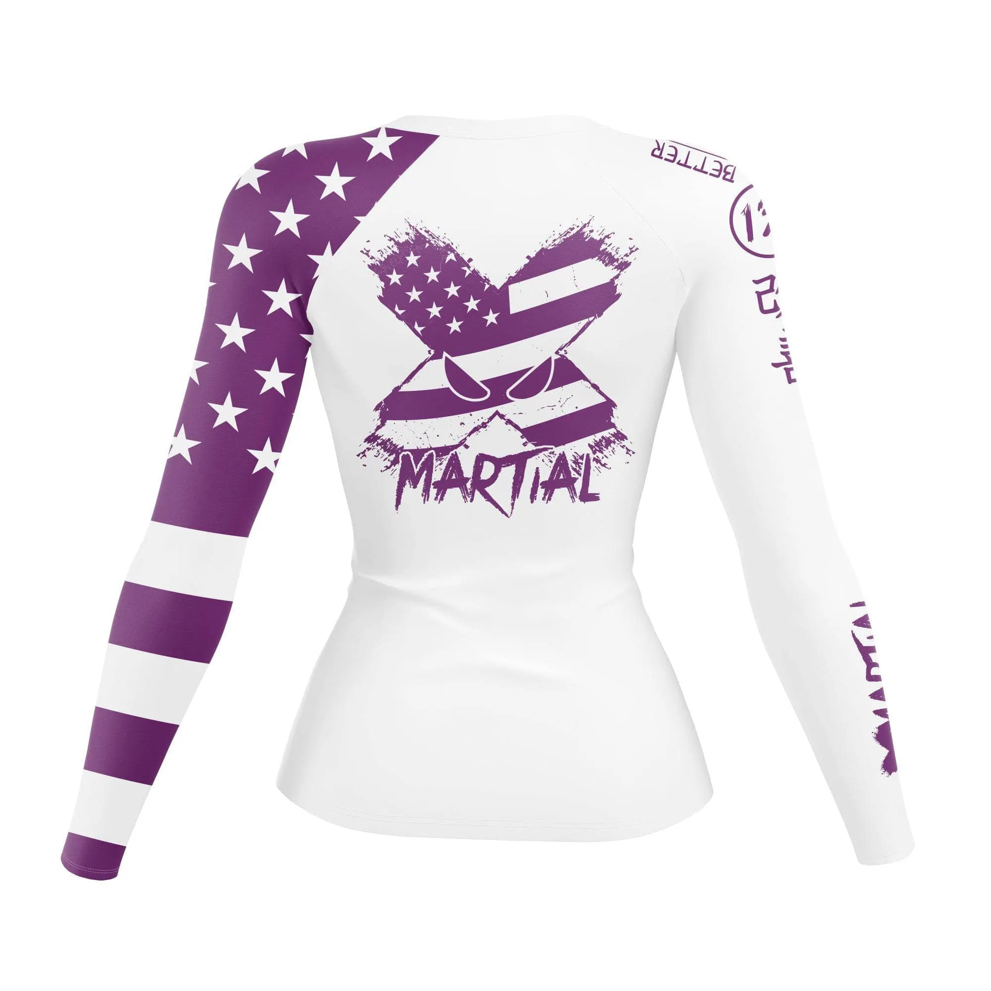 American Fighter Women's Rank BJJ Rash Guard