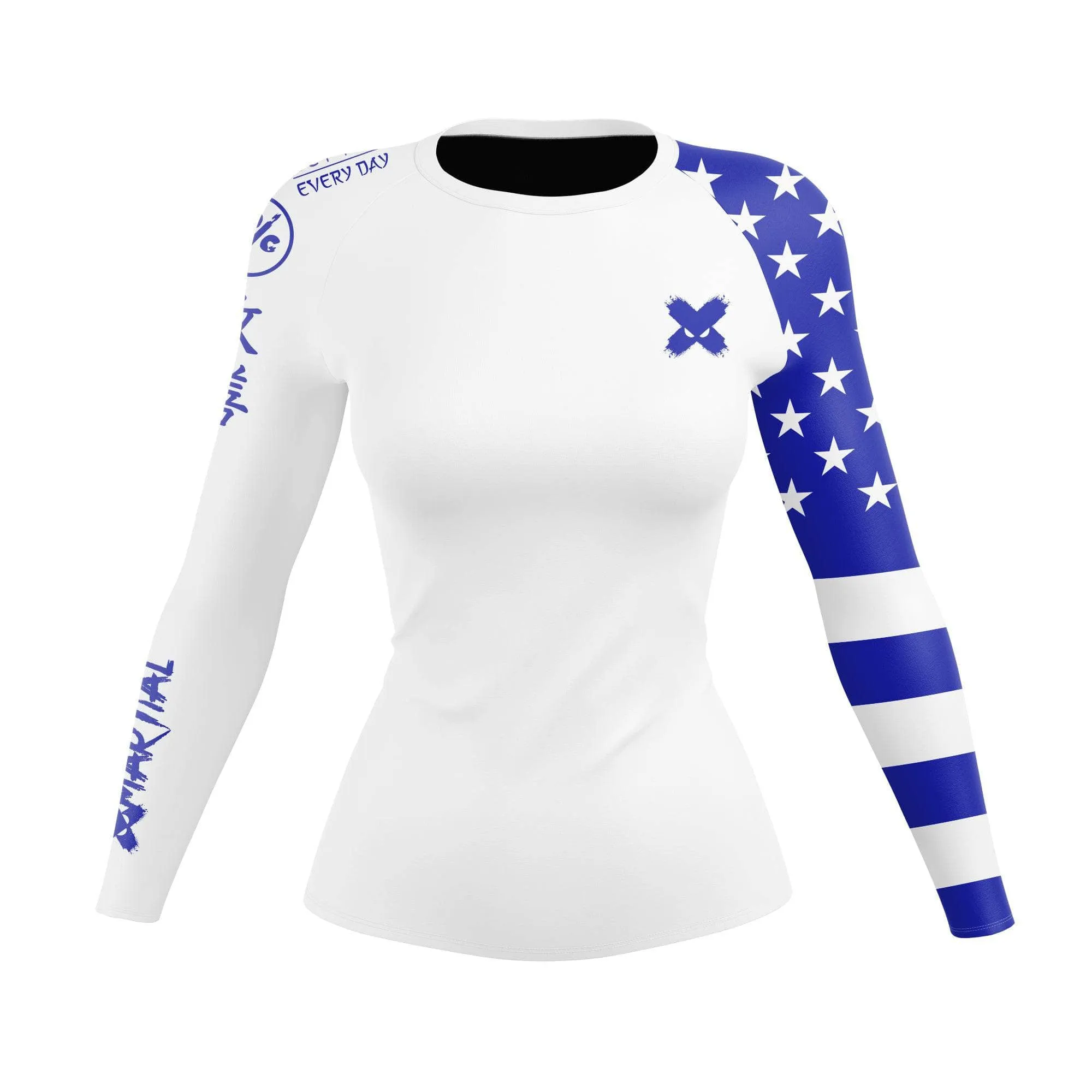 American Fighter Women's Rank BJJ Rash Guard