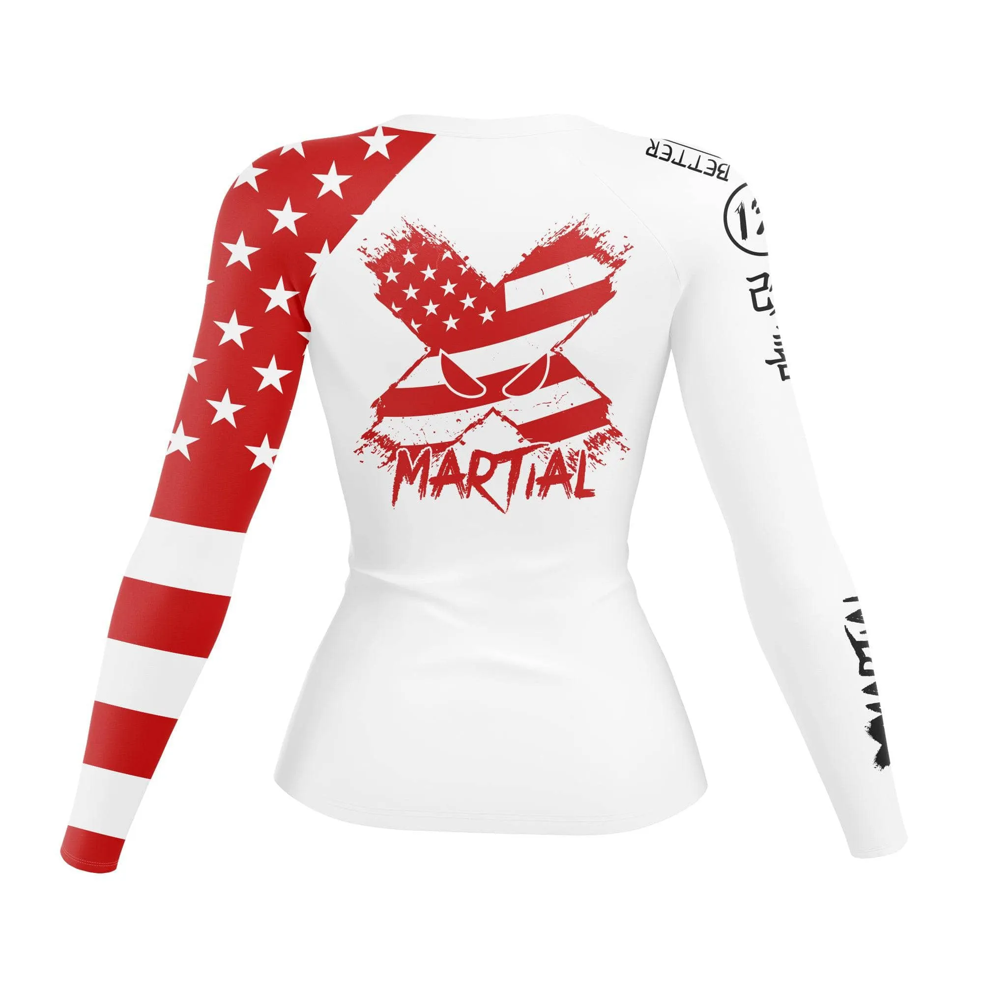 American Fighter Women's Rank BJJ Rash Guard