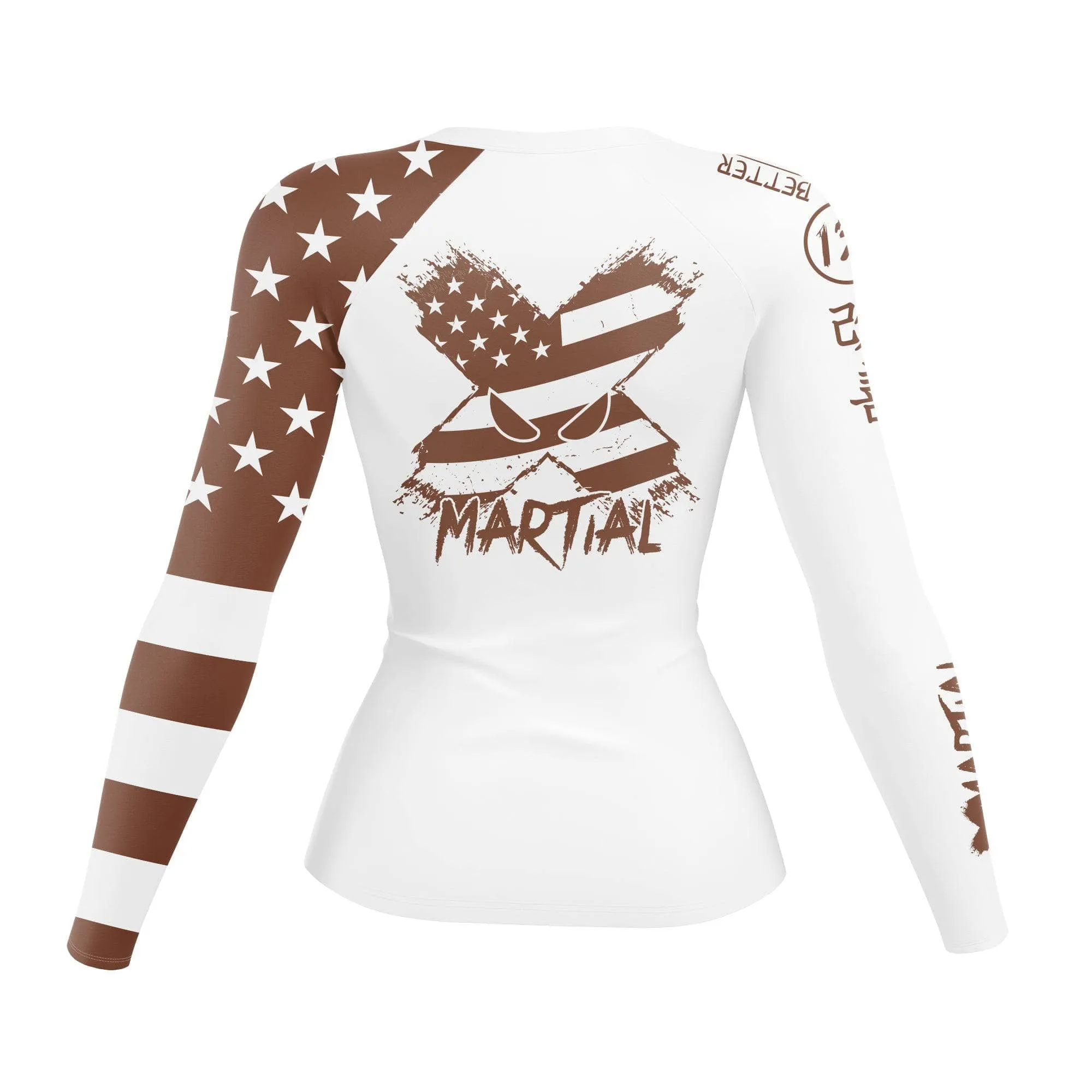 American Fighter Women's Rank BJJ Rash Guard