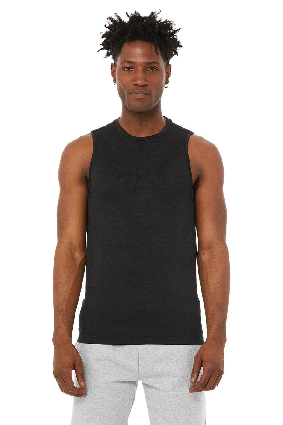 Amplify Seamless Muscle Tank - Black