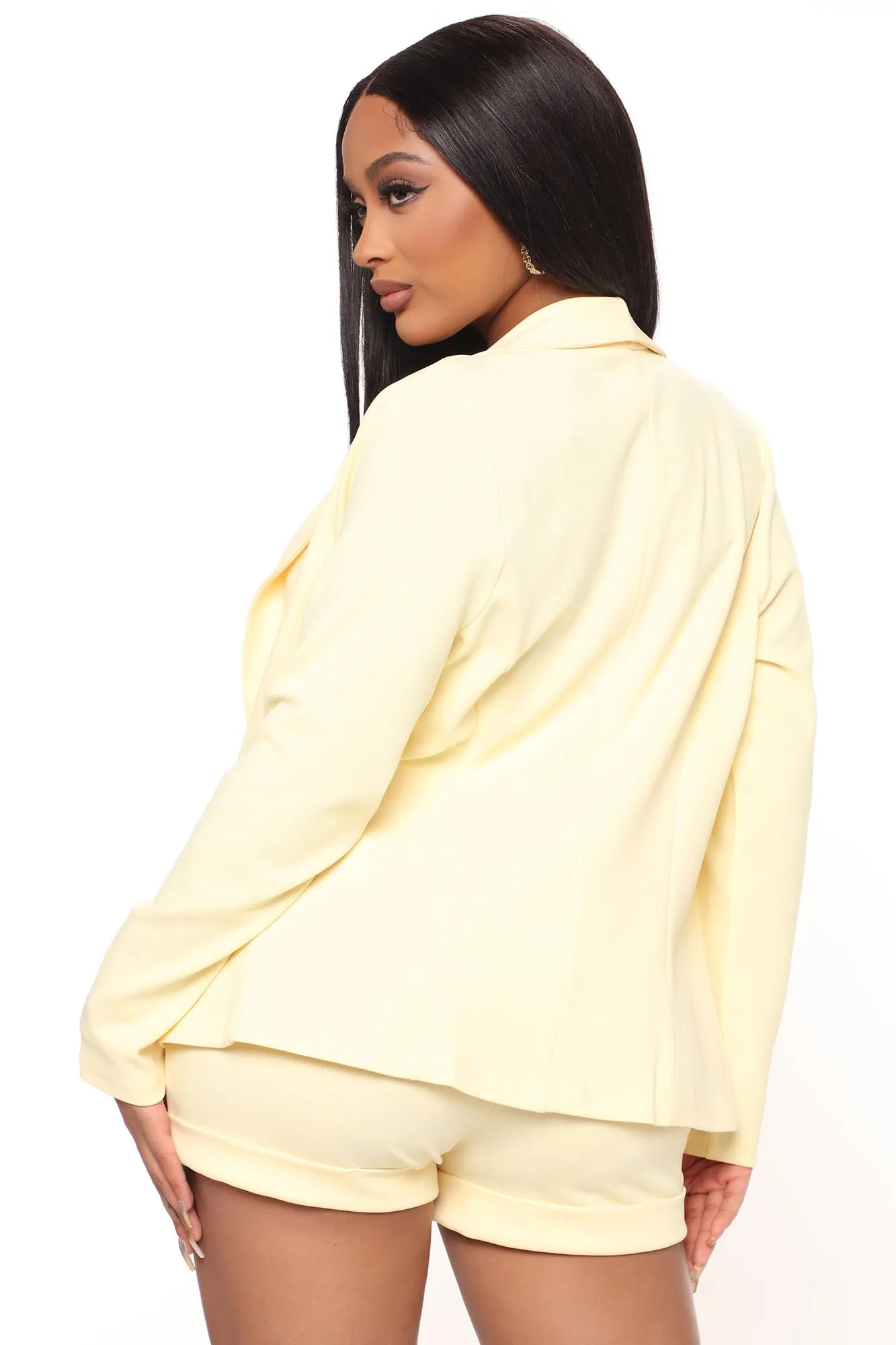 At Your Best Short Set - Yellow