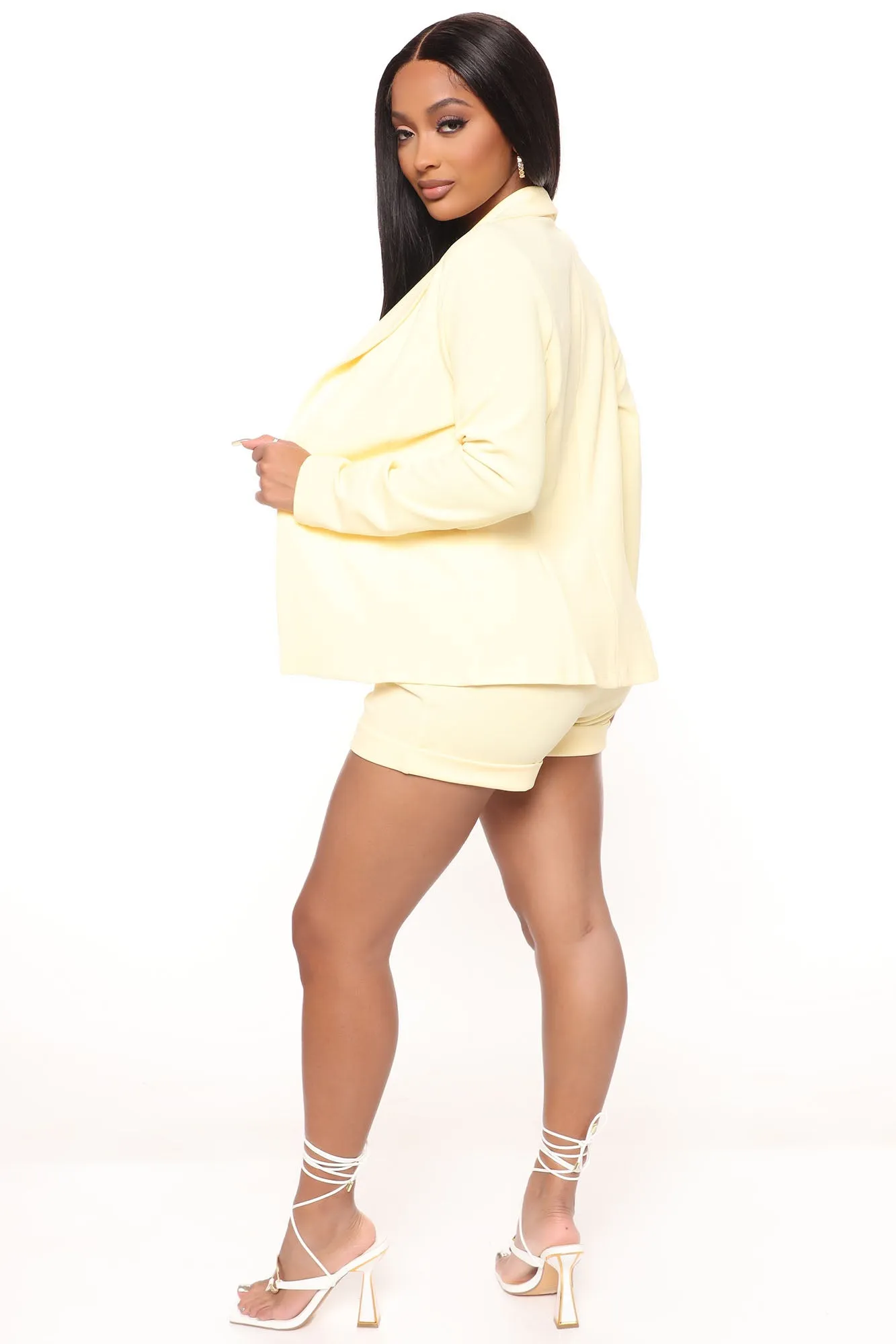 At Your Best Short Set - Yellow