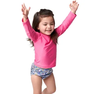 Baby & Toddler Neutral UPF 50  Pink Rash Guard