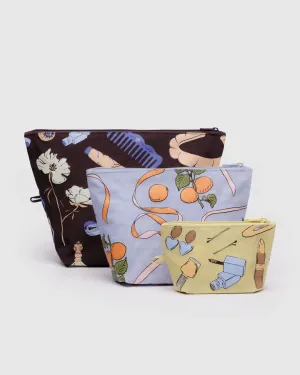 BAGGU Go Pouch Set - Get Ready With Me