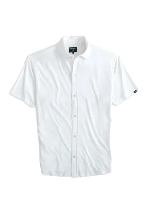 Balao Knit SS Sport Shirt White