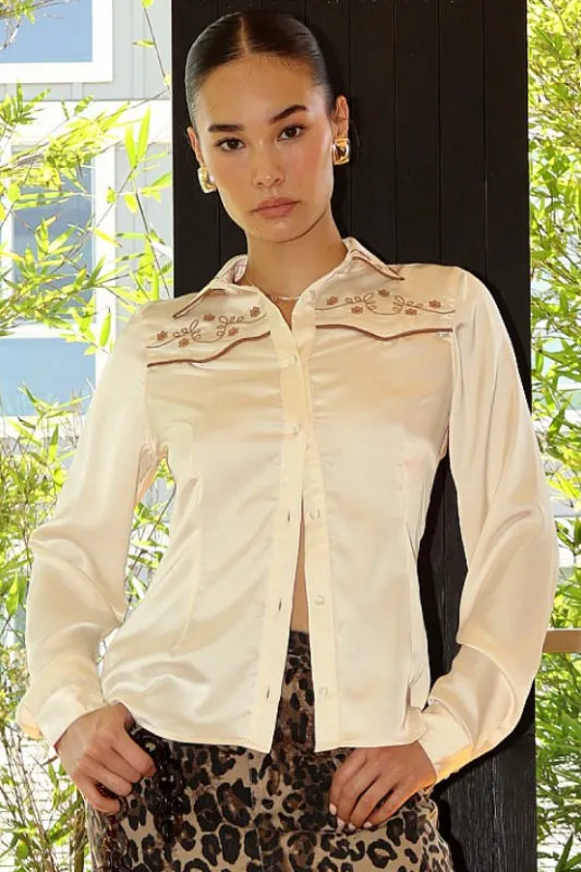 bandera blouse - cream