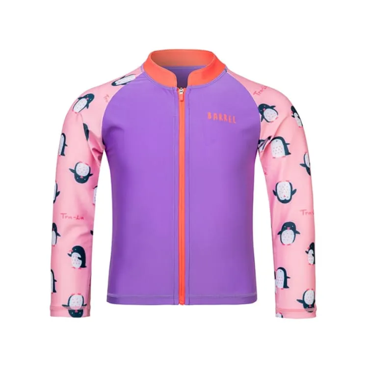 Barrel Kids Ball Zip-Up Rashguard-PENGUIN