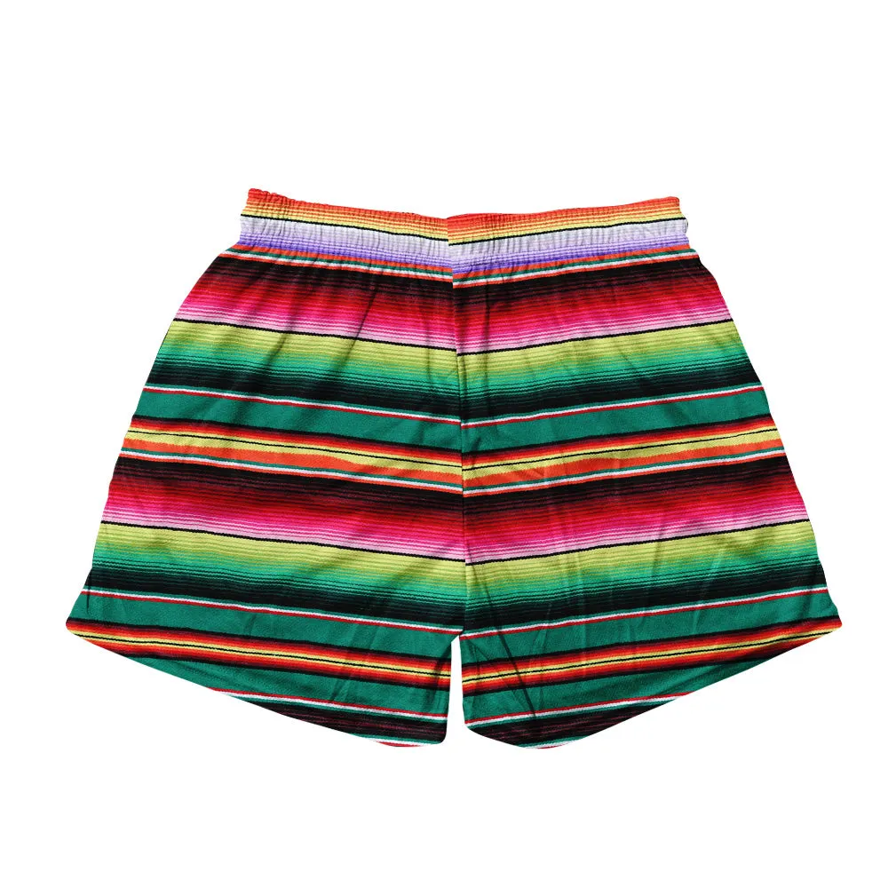 Basic Mesh Shorts - Serape