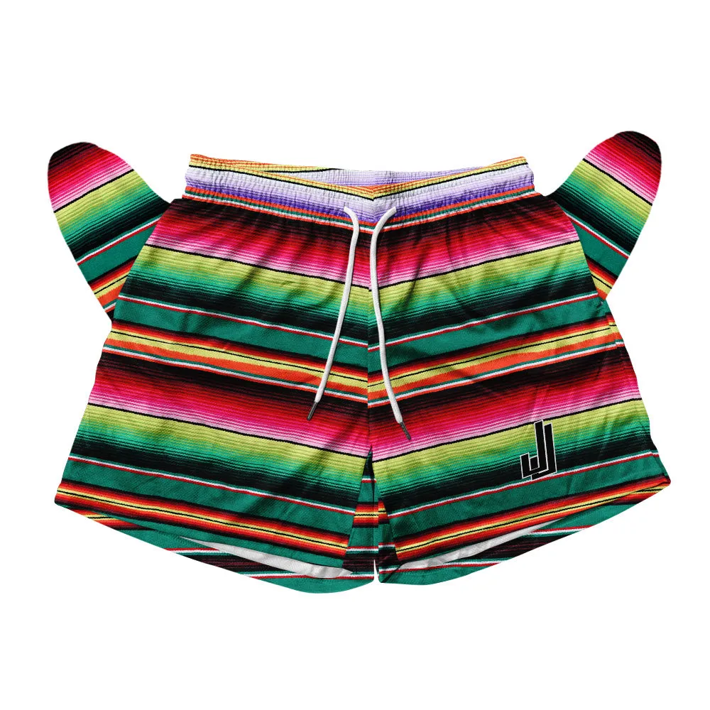 Basic Mesh Shorts - Serape