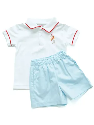 Big Tex Shep Polo And Shorts Set