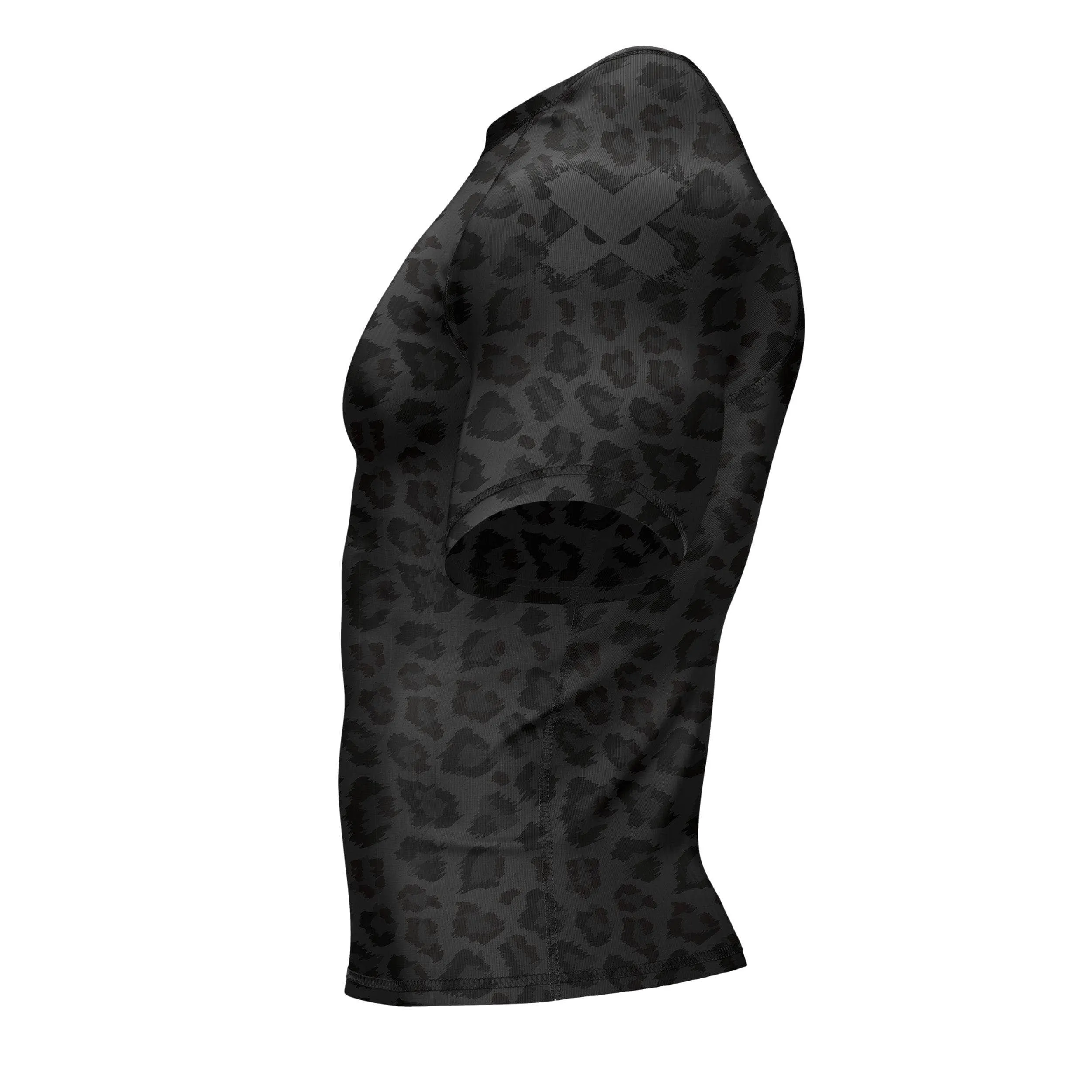 BJJ Rash Guard Black Leopard X-Tech 25 Series