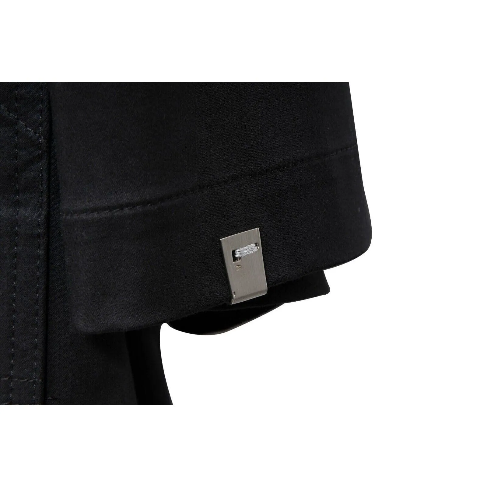 Black Utility Pocket Vacation Shirt