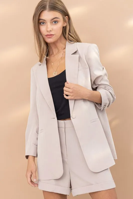 Blazer & Short Set - "Blue B"