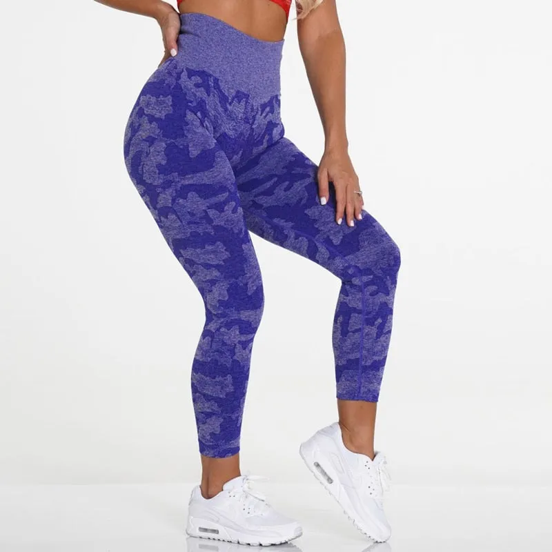 Camo High Waist Yoga Leggings