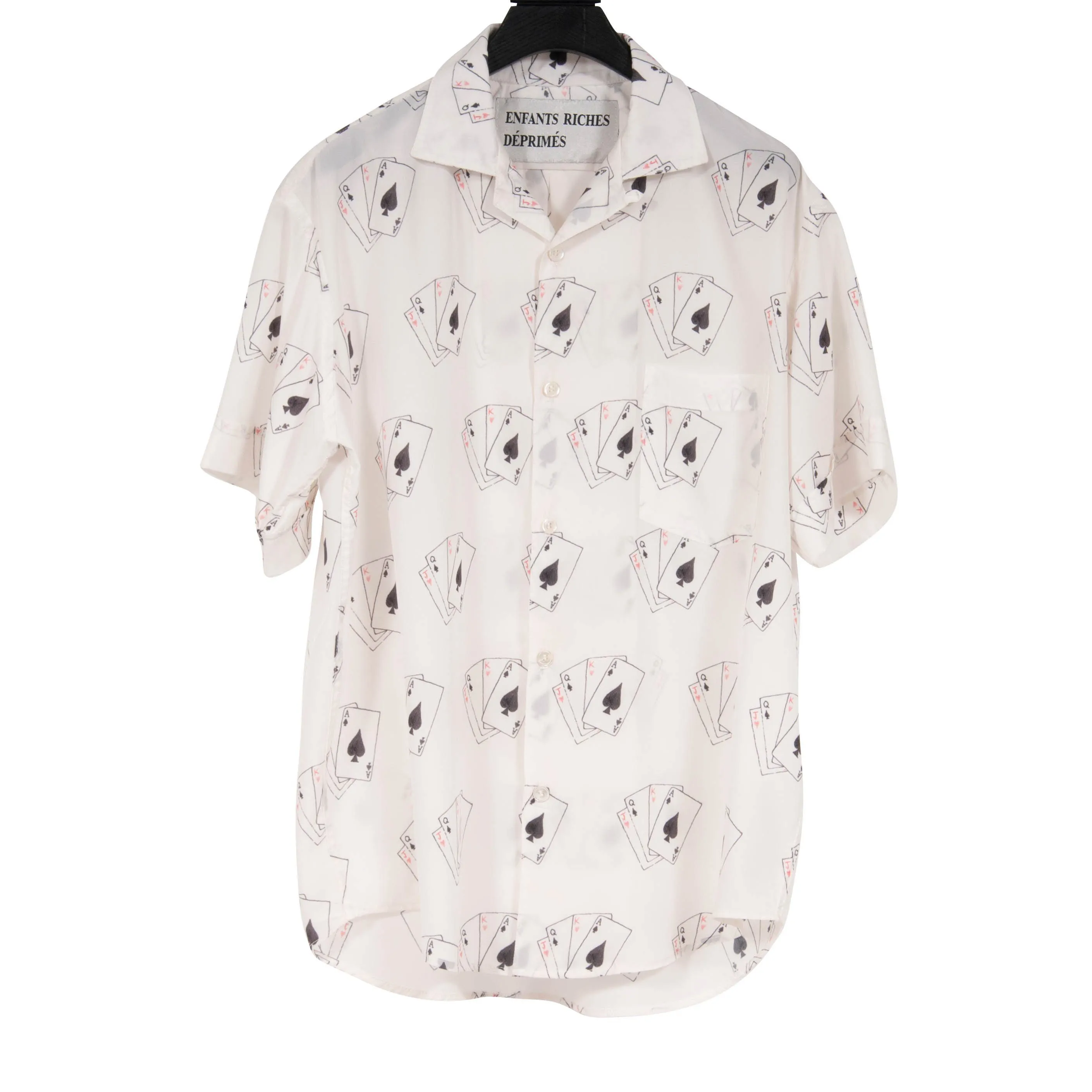 Cards Print Bowling Shirt