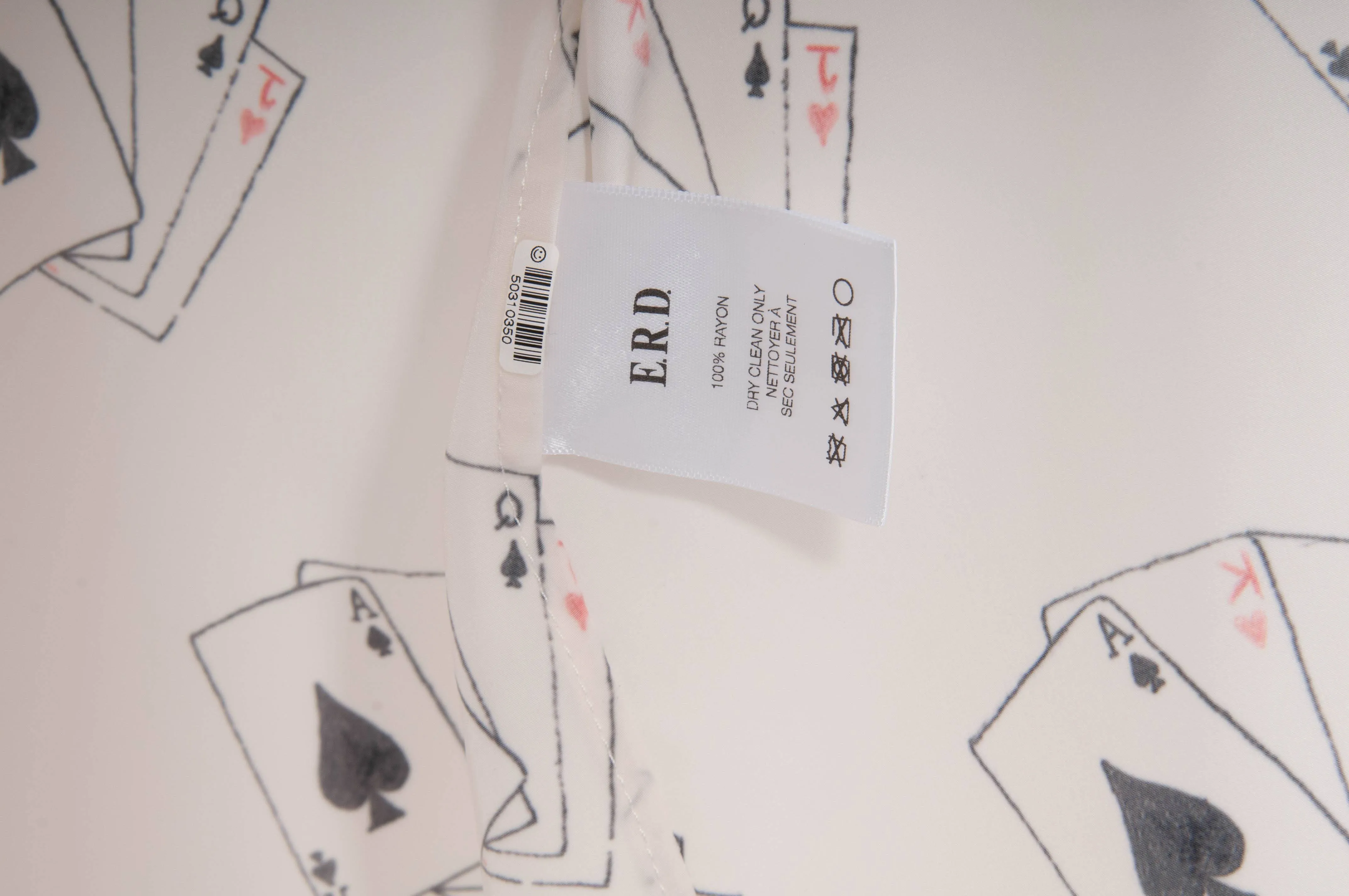 Cards Print Bowling Shirt