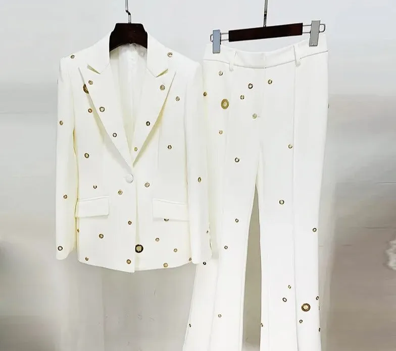 Cassandra Blazer Pants Set