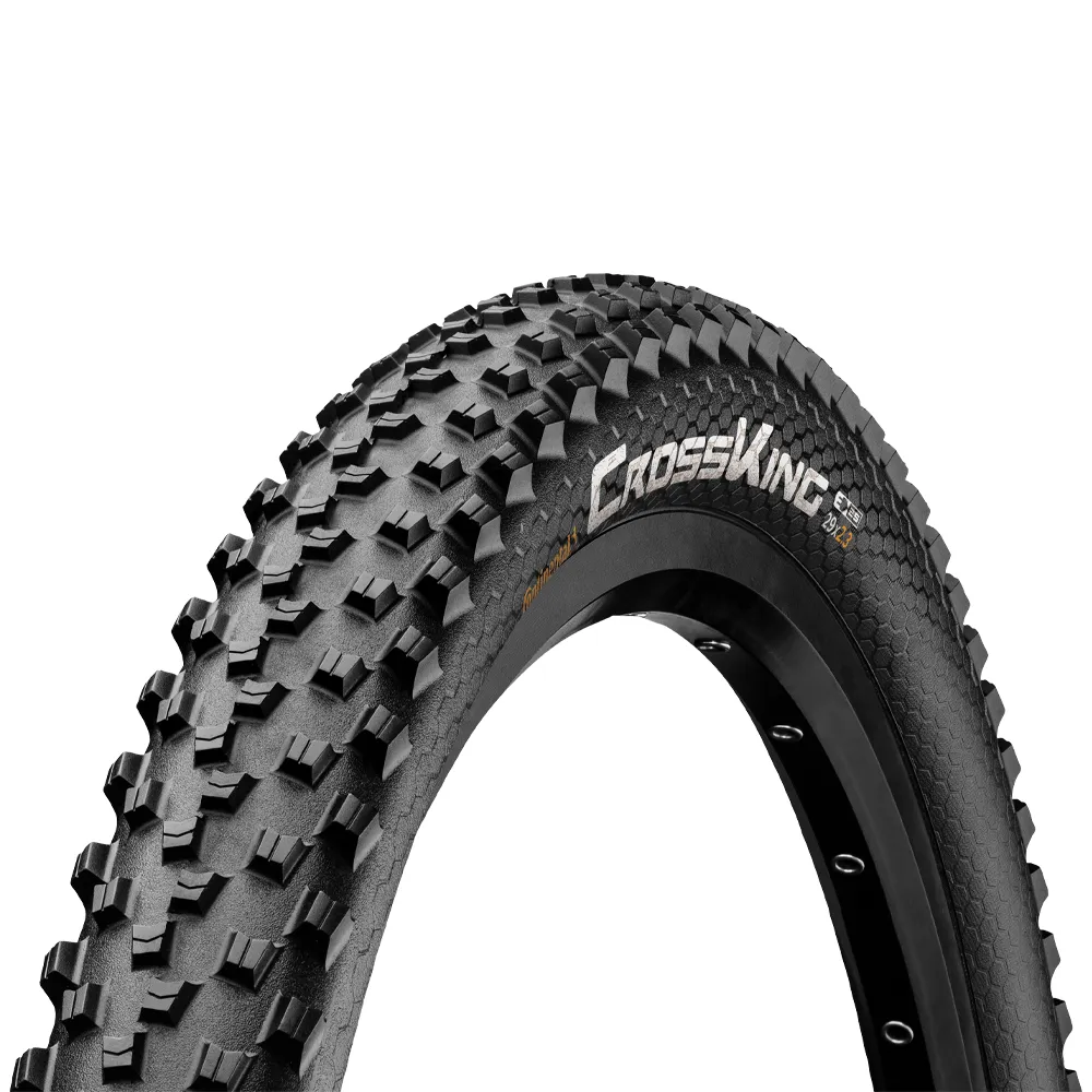 Continental Cross King Mountain Bike Wire Bead Tyre - 26 x 2.00 - Black/Black