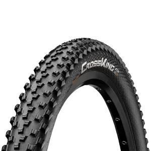 Continental Cross King Mountain Bike Wire Bead Tyre - 26 x 2.00 - Black/Black