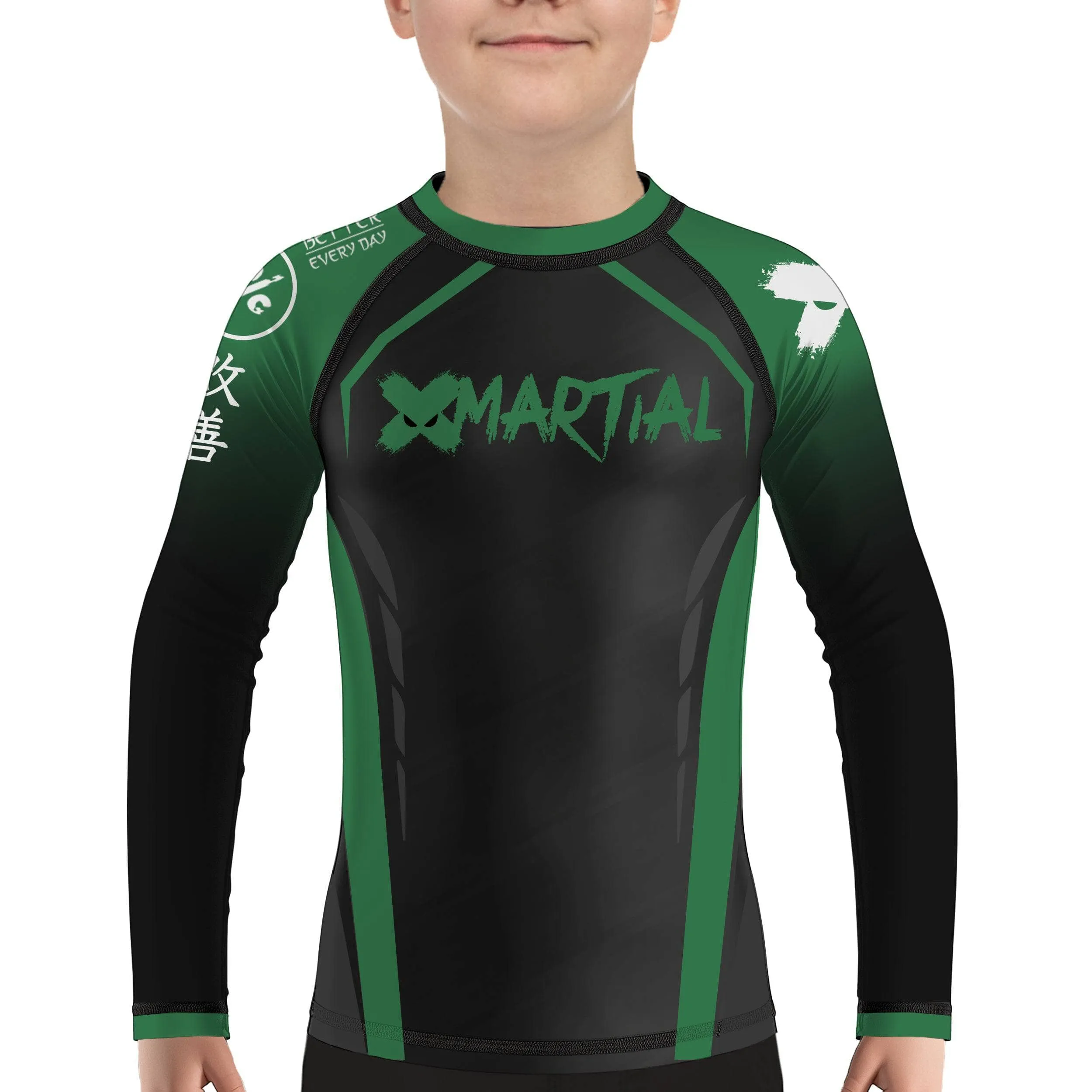 Cyborg Kids Rank BJJ Rash Guard