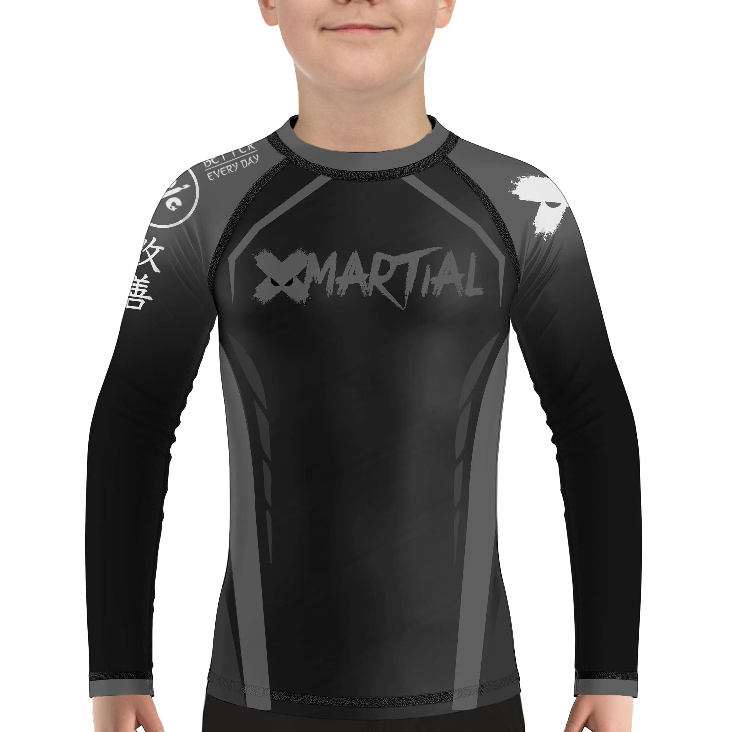 Cyborg Kids Rank BJJ Rash Guard