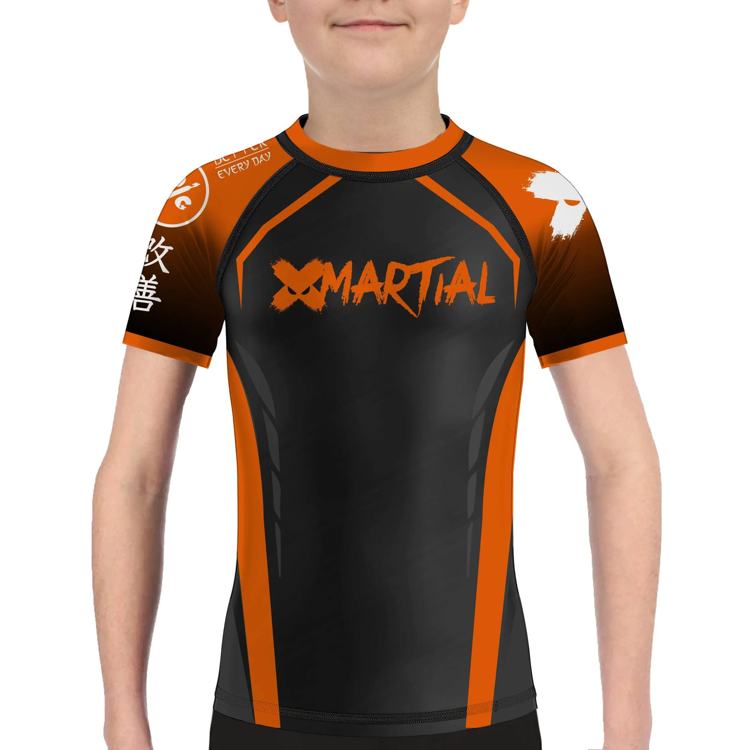 Cyborg Kids Rank BJJ Rash Guard