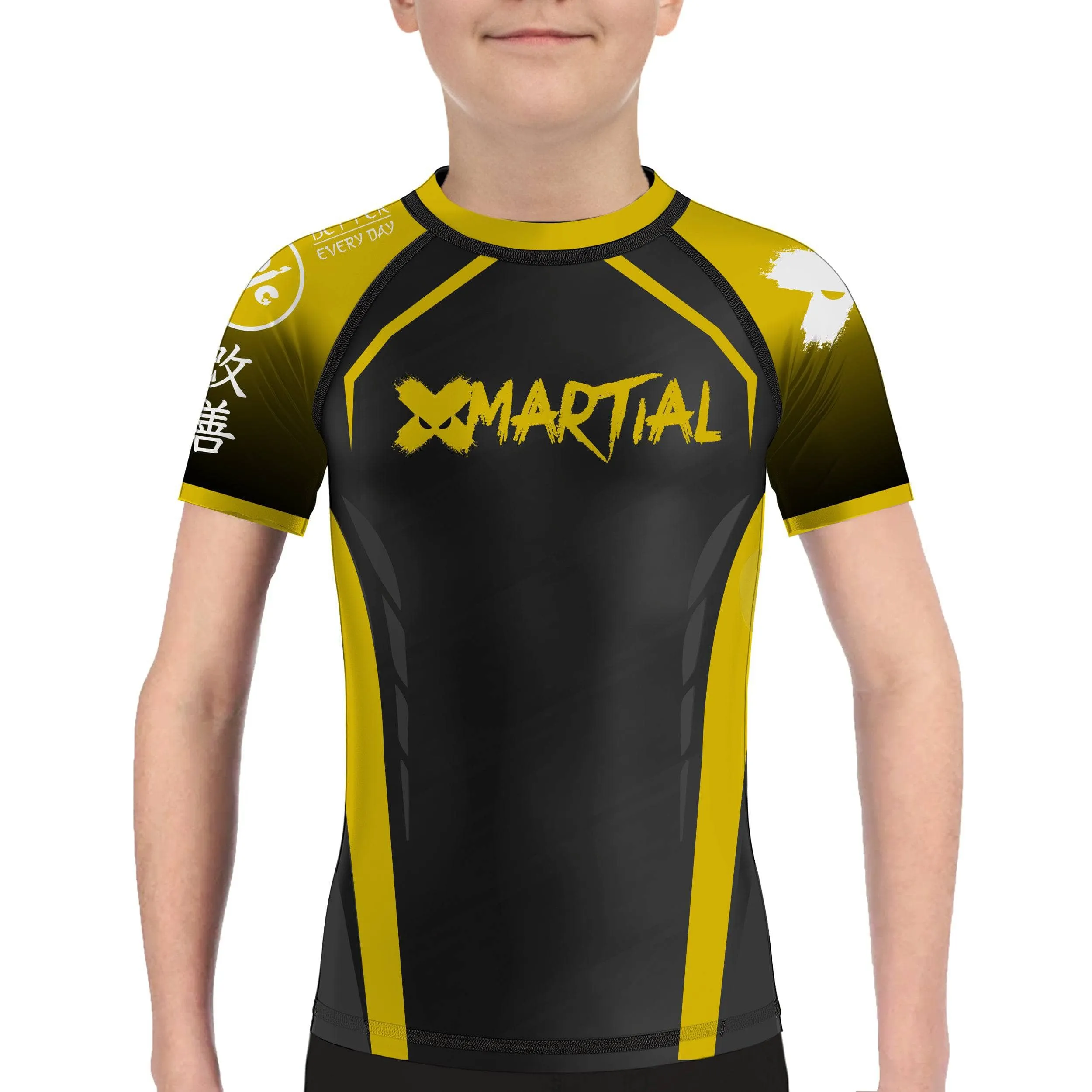 Cyborg Kids Rank BJJ Rash Guard