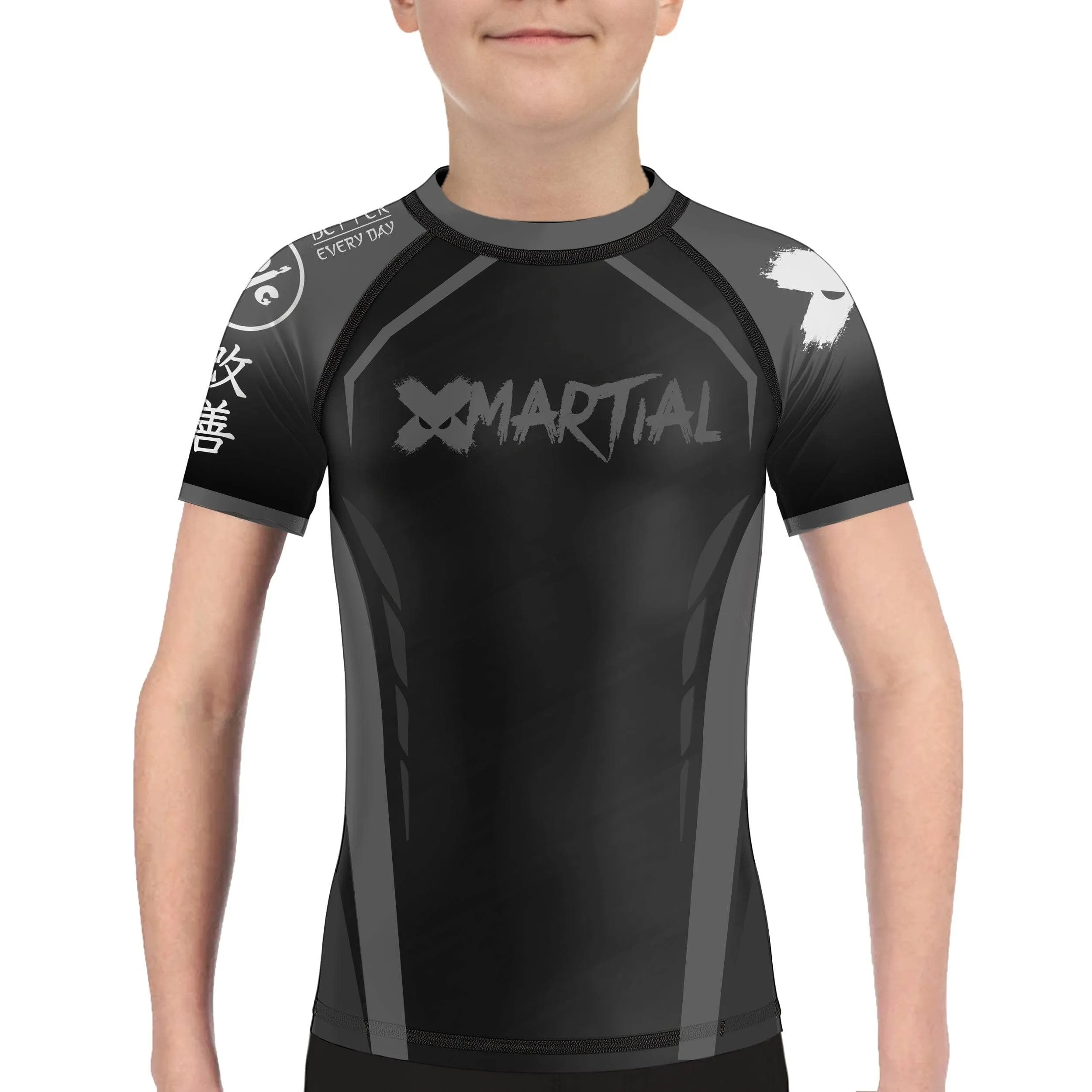 Cyborg Kids Rank BJJ Rash Guard
