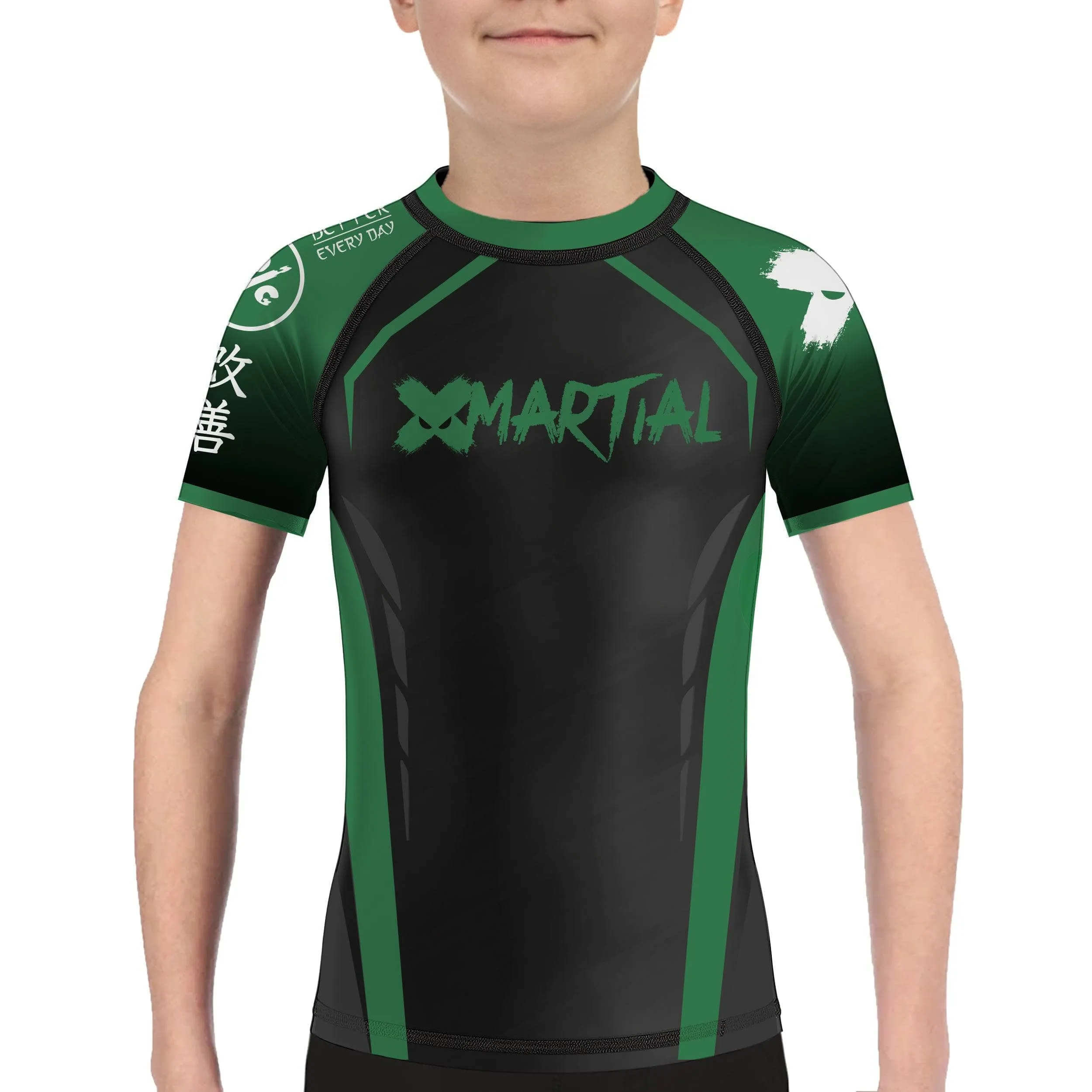 Cyborg Kids Rank BJJ Rash Guard