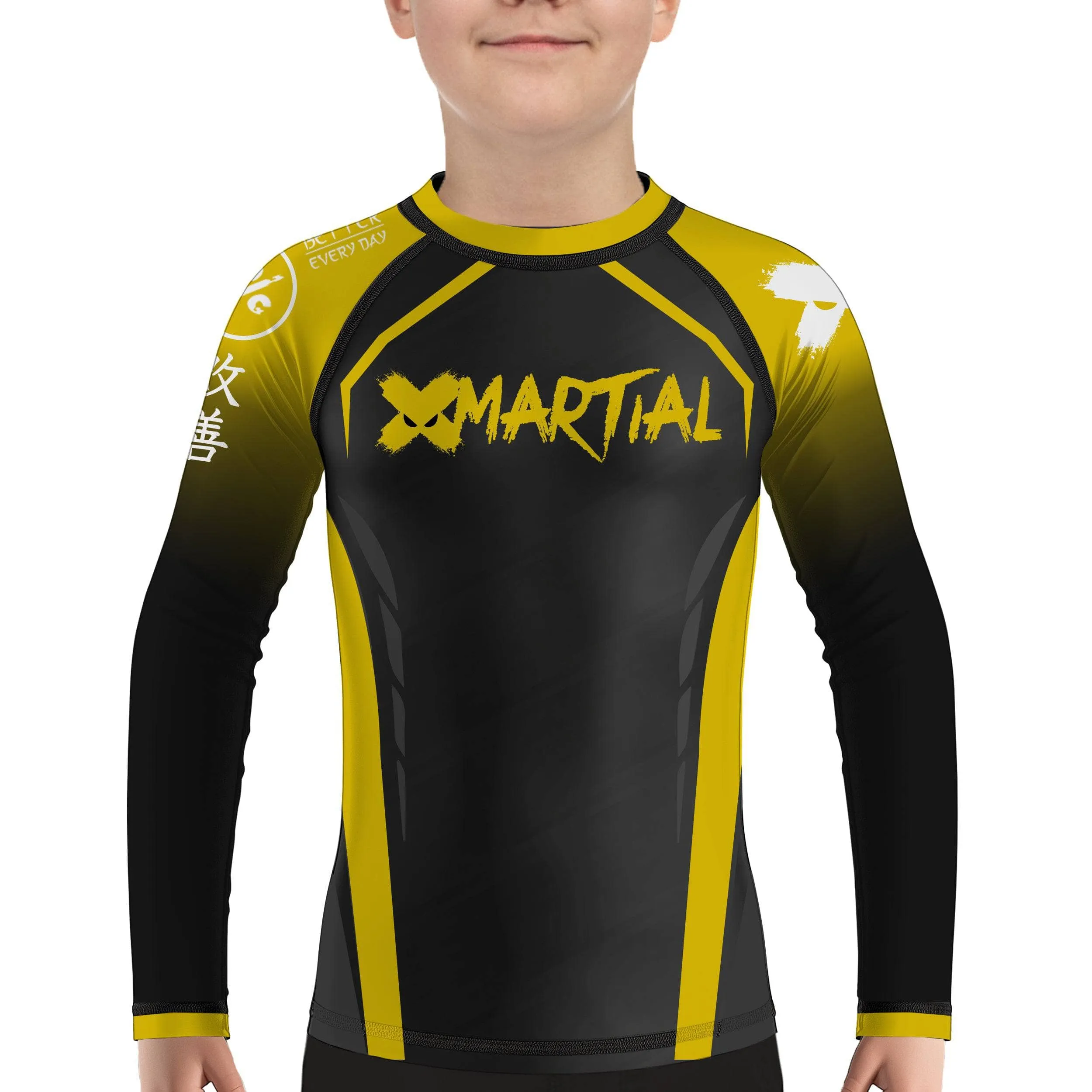 Cyborg Kids Rank BJJ Rash Guard