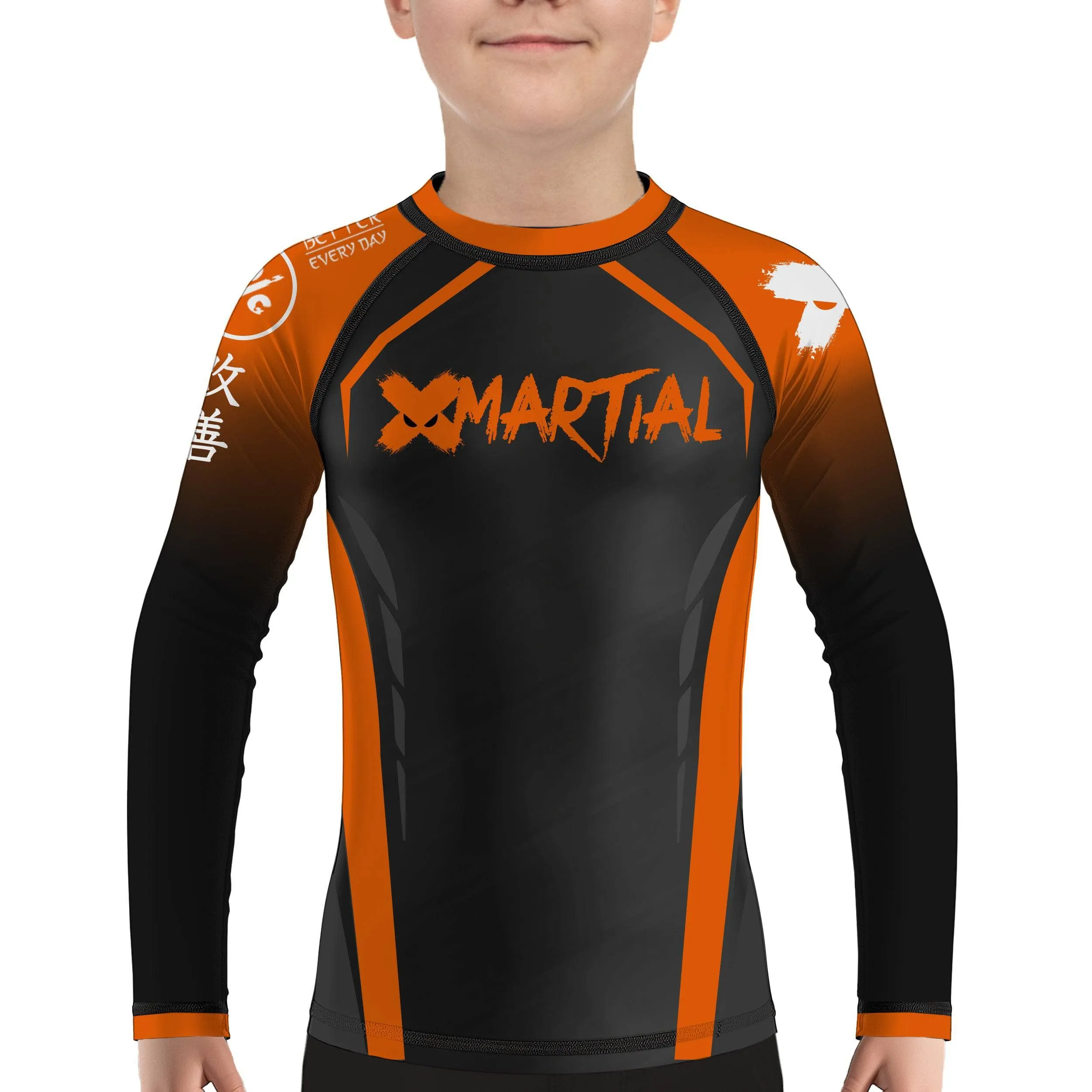 Cyborg Kids Rank BJJ Rash Guard