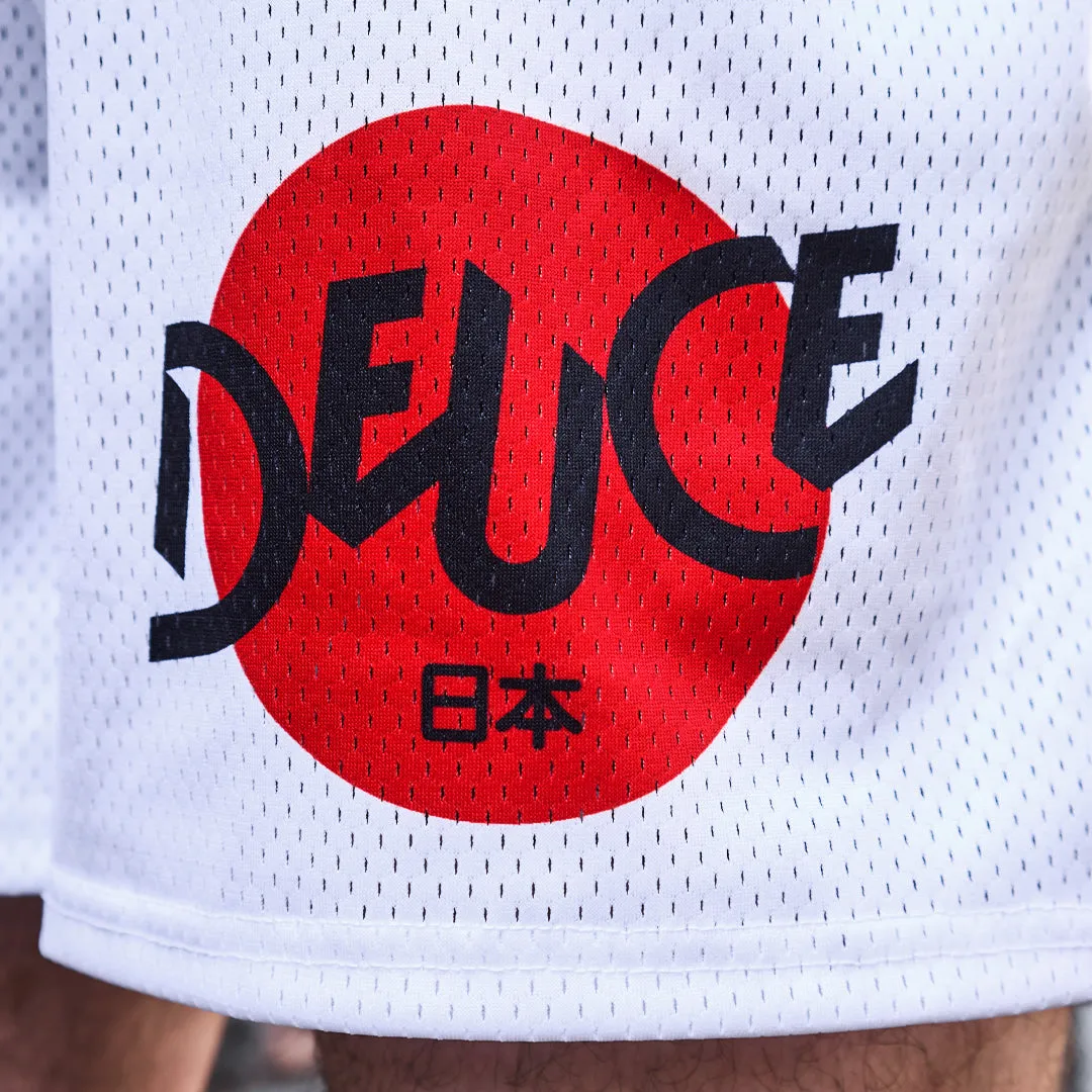 Deuce x Japan Mesh Shorts | White - FINAL SALE