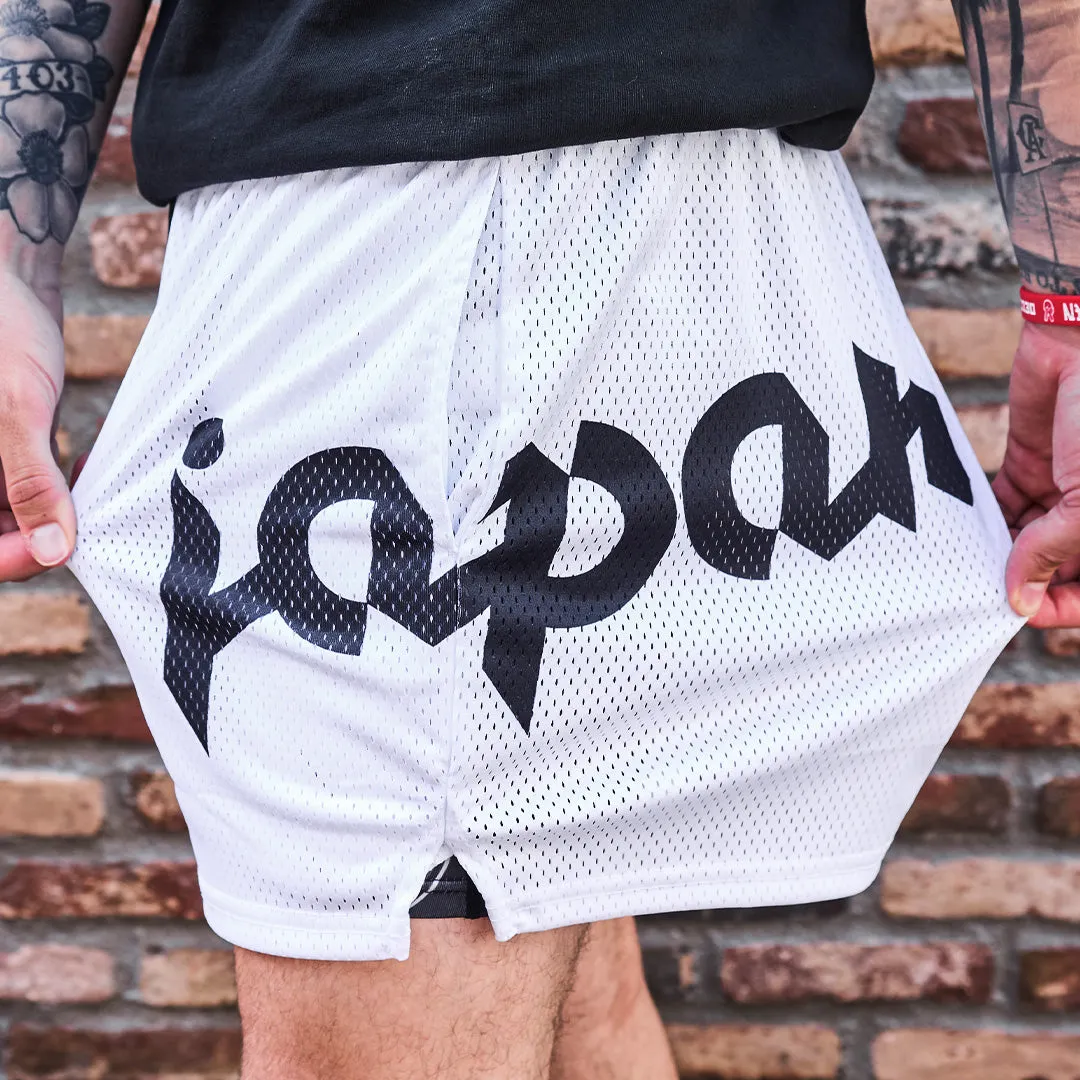 Deuce x Japan Mesh Shorts | White - FINAL SALE