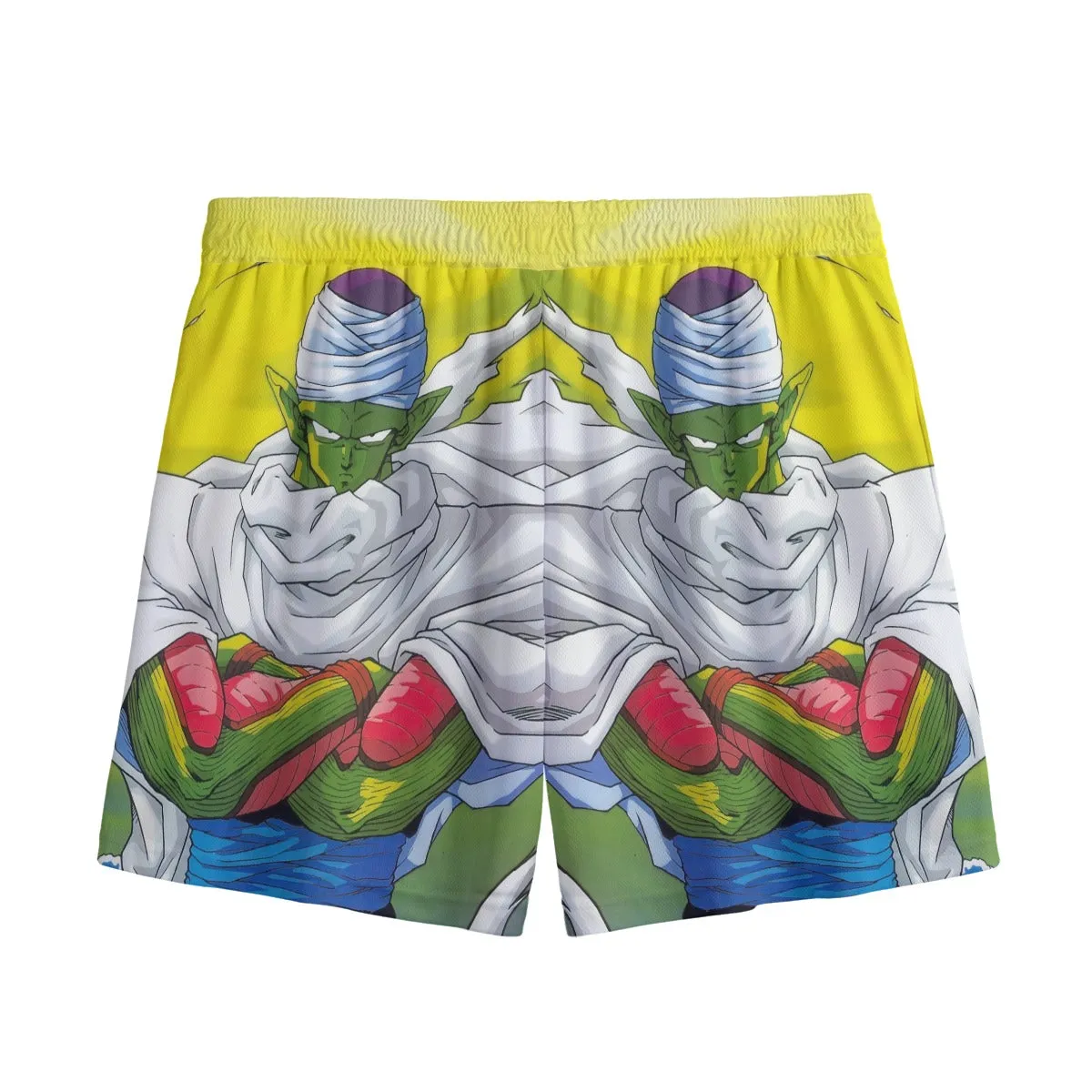 Dragon Ball Angry Piccolo Standing And Ready for Fighting Mesh Shorts