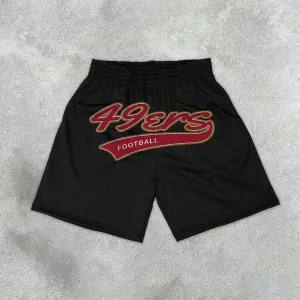 Fashion Print Sports Mesh Shorts