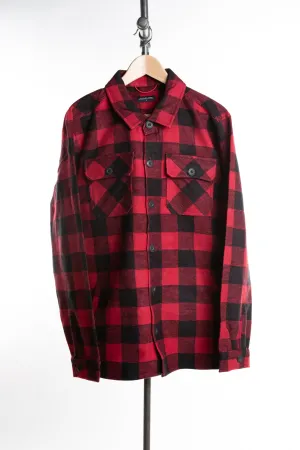 Flannel Overshirt - Red
