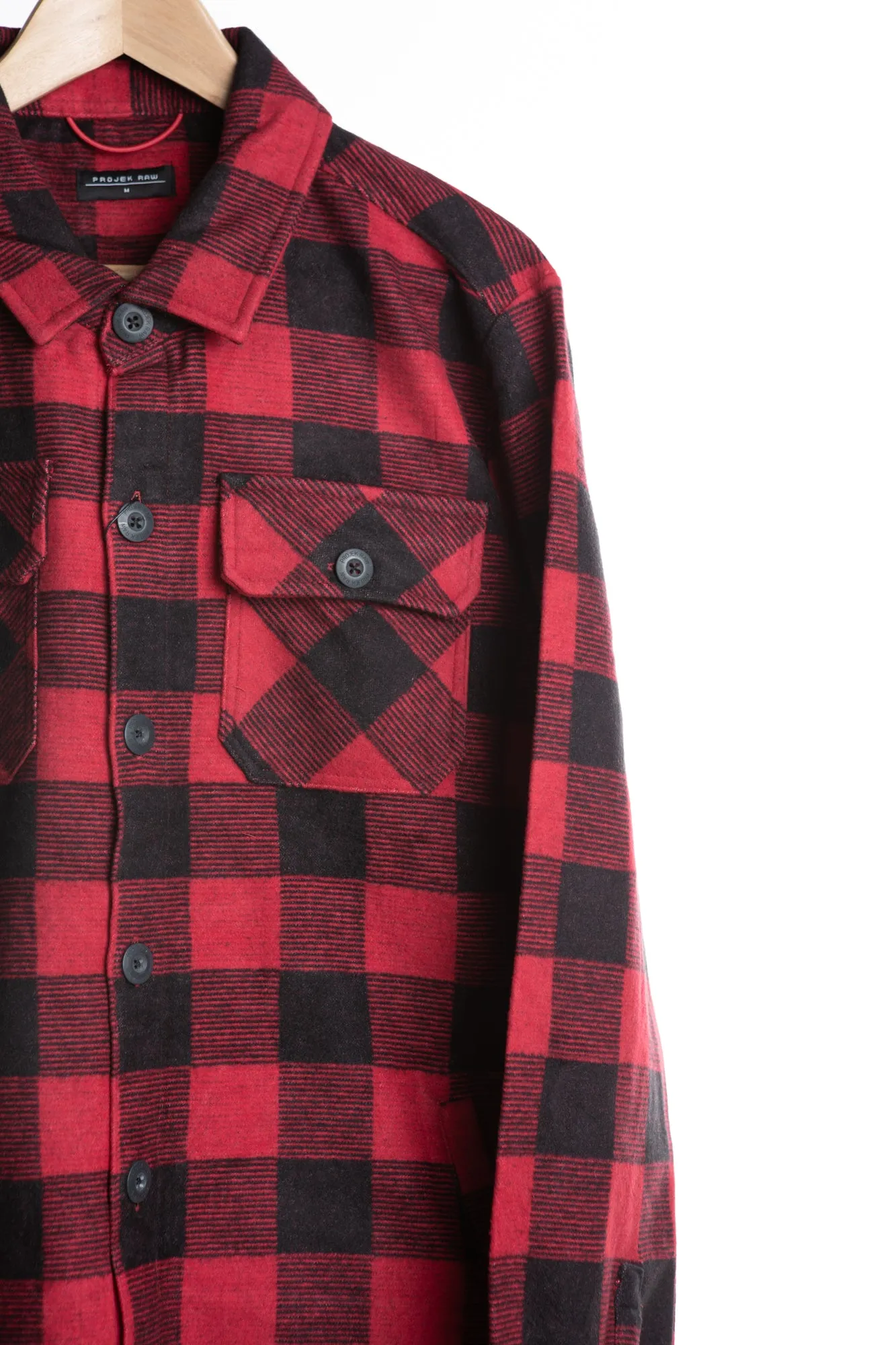 Flannel Overshirt - Red