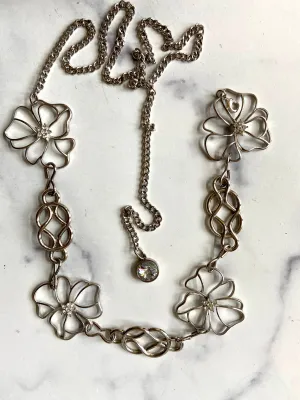 Flowers chain belt