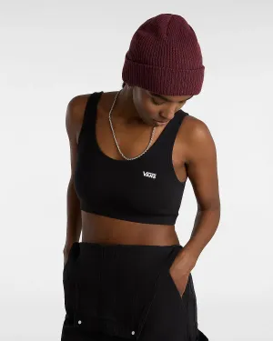 Flying V Bralette in Black