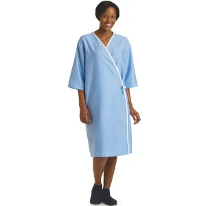 Front Opening  Light Blue Unisex Examination Gown (Multi Pack)
