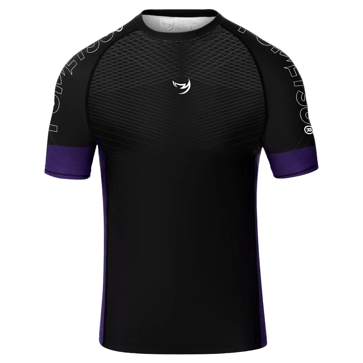 Fumetsu Competitor MK2 Short Sleeve Rash Guard Black/Purple