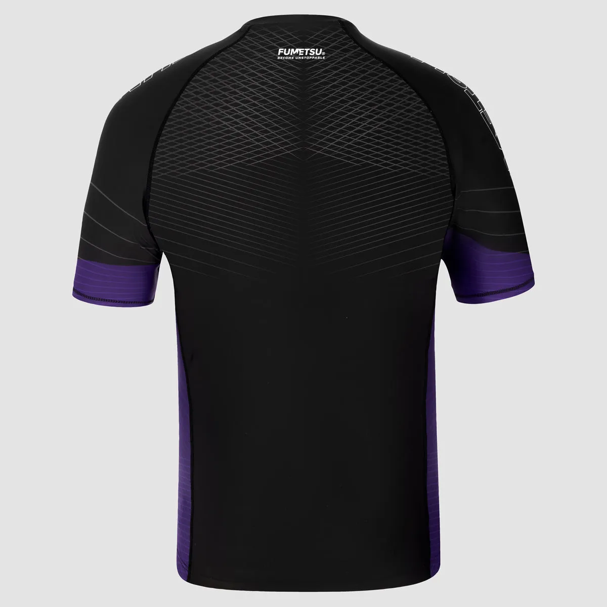 Fumetsu Competitor MK2 Short Sleeve Rash Guard Black/Purple