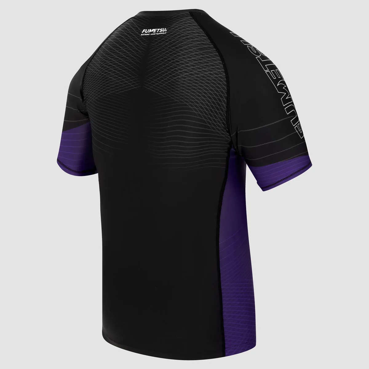 Fumetsu Competitor MK2 Short Sleeve Rash Guard Black/Purple