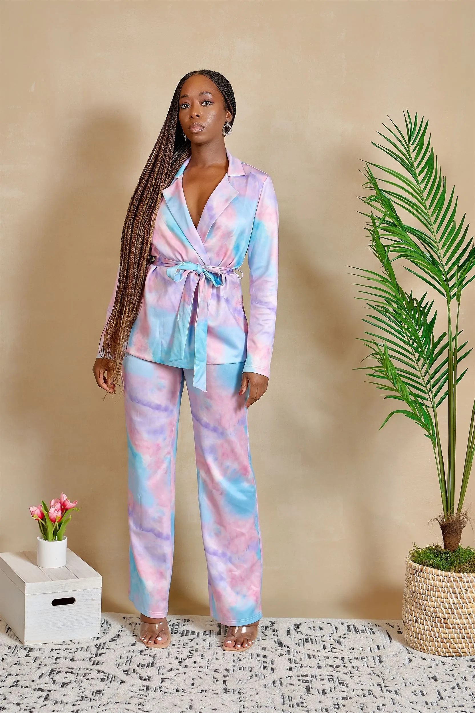 Girls Just Wanna Have Fun Tie-Dye Suit Set
